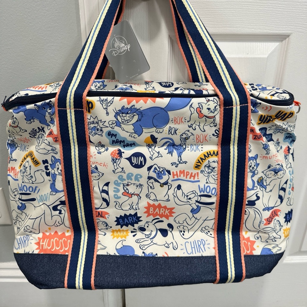 Disney Parks Critters Chaos Insulated Tote Bag Cooler Picnic Dog Cats NEW W TAGS